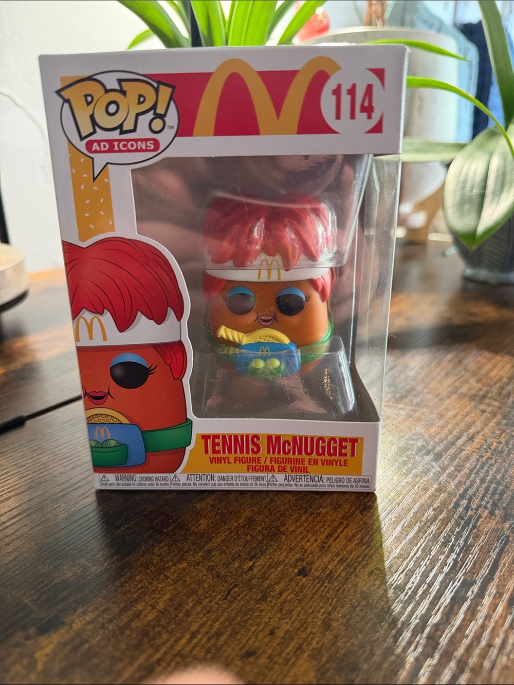 Funko Pop! Tennis McNugget Vinyl Figure - Orange, Red & Green